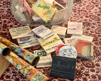 fabulous old match book collection