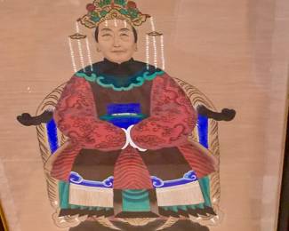 Ancestor Chinese portrait--original