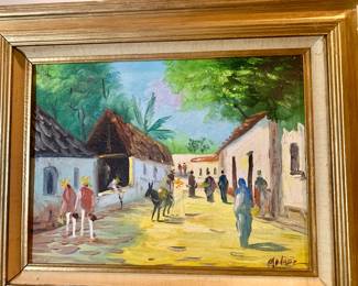 original oil signed A Martinez