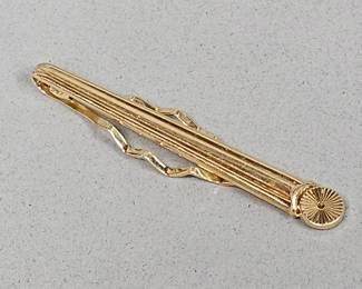 14K Gold Tie Clip
