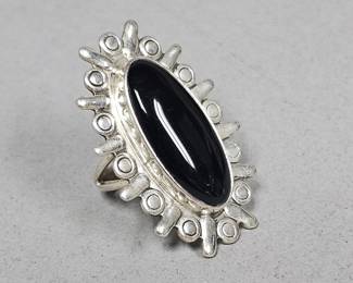 Sterling Onyx Ring