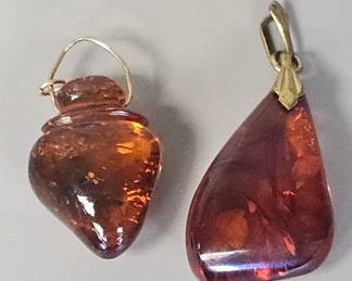 Amber Pendants