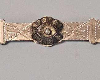 Antique Gold Filled Bar Brooch