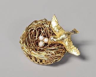 Vintage Jeanne Brooch