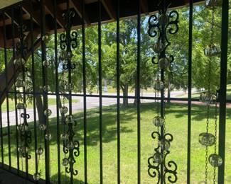 Hanging Chains with Glass Accents