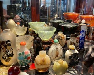 Anazing Asian ,Jades , Snuff Bottles, ect