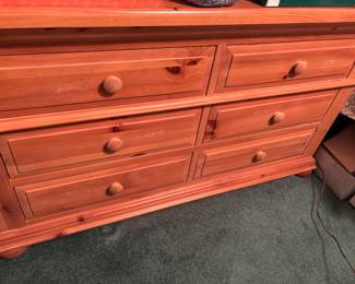 KNOTTY PINE DRESSER