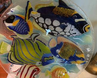 PEGGY KARR FISH PLATE