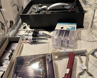 WINE OPENER AND BAR ITEMS