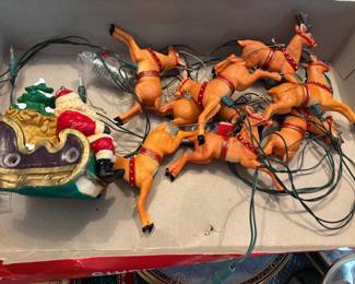 RAINDEER & SLEIGH KURT ADLER