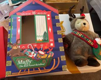 MUFFY VANDERBEAR THE RED NOSED REINBEAR 1996