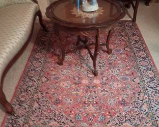 Persian Silk Wool area rug 