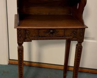 $399 Antique 19th Century Louis XV French Provincial Chevet Nightstand Side Table