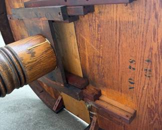 $ 75 Damage/repairs to oak table.