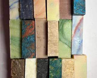 $25 for 10 Handmade Soap  3.5 OZ Bars Local NC made, various scents (Most colors are white, tan, black, oatmeal, grey etc.)