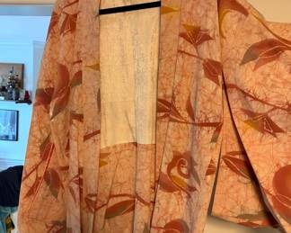 $35 Vintage 1940's Silk Kimono Robe (Large)