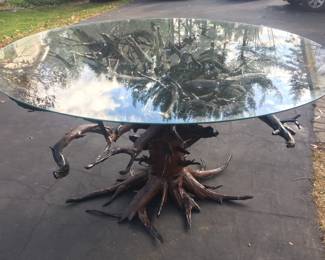 $1200 LARGE Handmade Abstract Display Table (by me)