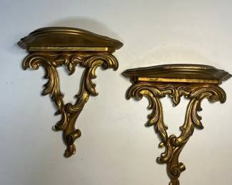 $40 #2 Comoposit/Wood Display accent Rococo Shelves