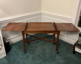 $499 Vintage Stickley Cherry Tea Bar Cart Table Stickley Buffet Table Cart Furniture