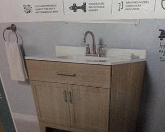 30in Vanity with Top