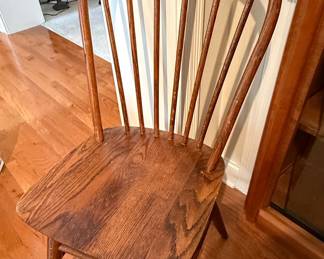 Windsor Style Oak Side Chair