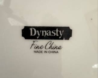 Dynasty Fine China "Copenhagen" Floral Pattern Dinnerware Set