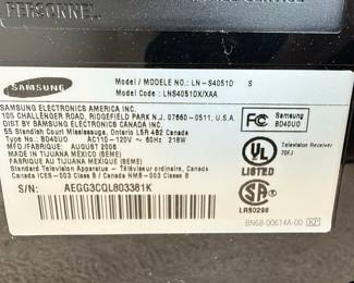 Samsung LN-S4051D LCD Television