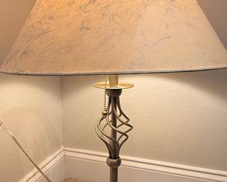 Rustic Wrought Iron Table Lamp Style