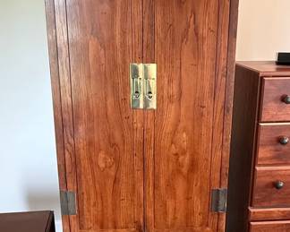 Asian Style Wardrobe Cabinet (Set of 2)