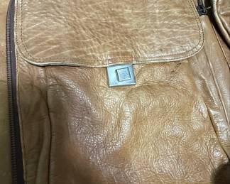 Vintage Leather Duffle Bag