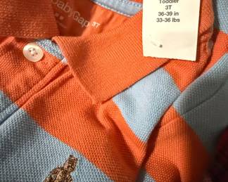 Baby Gap Toddler Polo Shirt and Baby Shoes