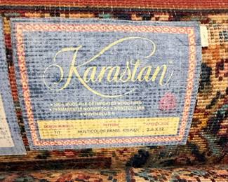 Karastan "Multicolor Panel Kirman" Pattern Rug (set of 2)