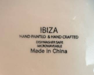 Ibiza Hand Painted & Hand Crafted Ceramic Dish Set