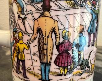 German Railroad Beer Stein