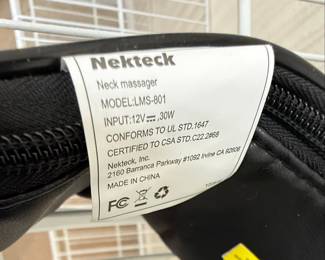 Nektech Neck Massager and HoMedics Neck and Shoulder Massager