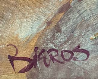 Bieros Signed Oil Painting