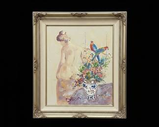 Bieros Signed Oil Painting