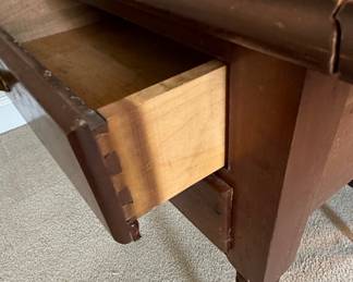 Sheraton Style Drop Leaf Side Table