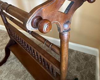 Victorian Mahogany Barley Twist Quilt Rack