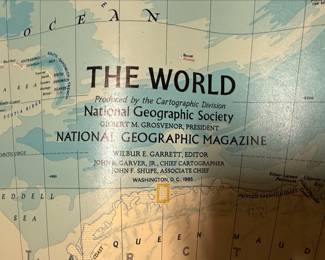 National Geographic World Map