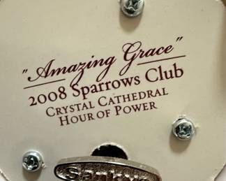 Amazing Grace Sparrows Club "Crystal Cathedral Hour of Power" Music Box