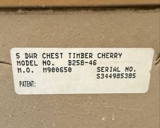 Timberline 5 Drawer Chest