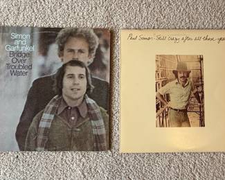 Simon & Garfunkel "Bridge Over Troubled Water" and Paul Simon "Still Crazy After All These Years" Vinyl Records