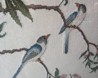 Asian Style Embroidered Panel