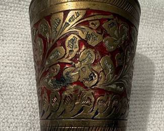 Indian Brass Lassi Cup Style
