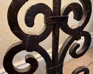 Wrought Iron Scroll Table Lamp Style