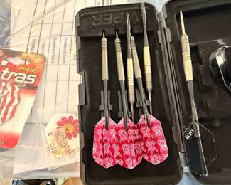 Dart World Official Tournament Dartboard Cabinet Set