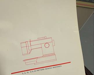Singer 5, 8, 10, 13 & 22 Pattern Sewing Machine