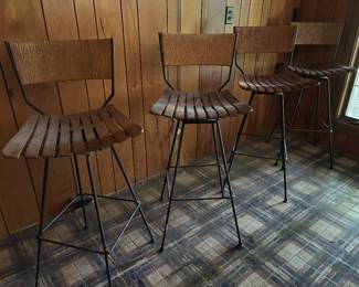 Antique bar stools, great shape