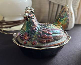 Fenton hen on nest